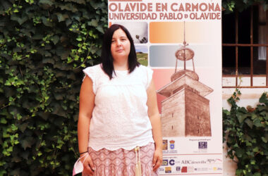 Lidia Beltrán en la sede Olavide en Carmona