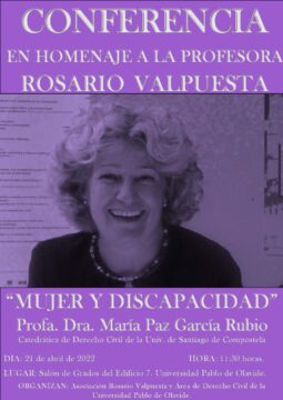 Conferencia 'Mujer y Discapacidad' cartel