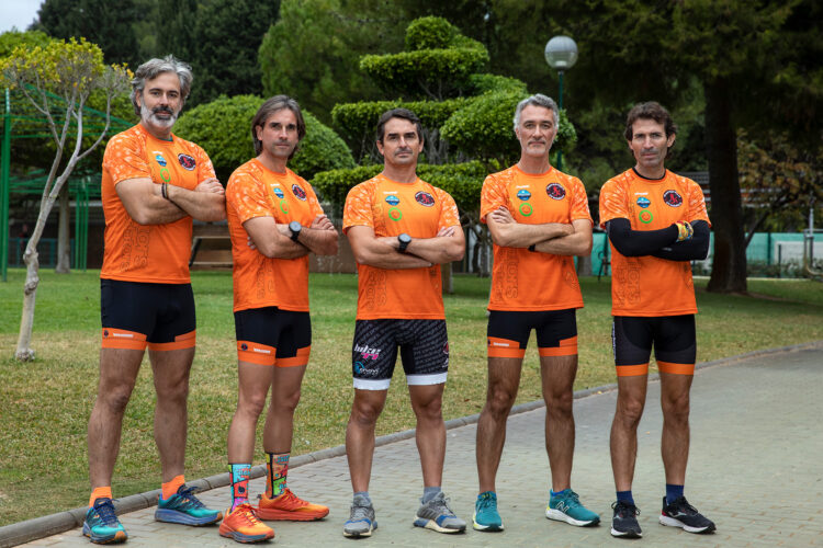 Manuel San Emeterio, Benjamin Alcober, Manuel Olmo, Carlos Fernández, Sergio González-Caballos 