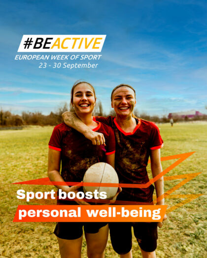 #BeActive - Sports boosts personal well-being