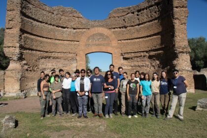 Equipo de la UPO que ha participado en la campaña de excavación en Villa Adriana.