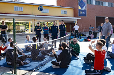 Exhibición de Sitting Volley en el campus