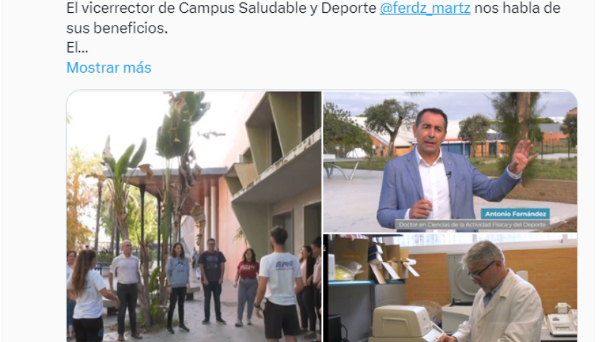 La UPO en el programa Salud al Día de Canal Sur
