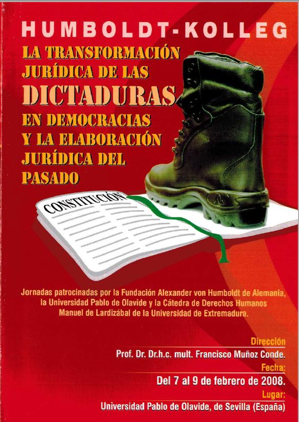 2008-programa La transformacion juridica de las dictaduras en democracias