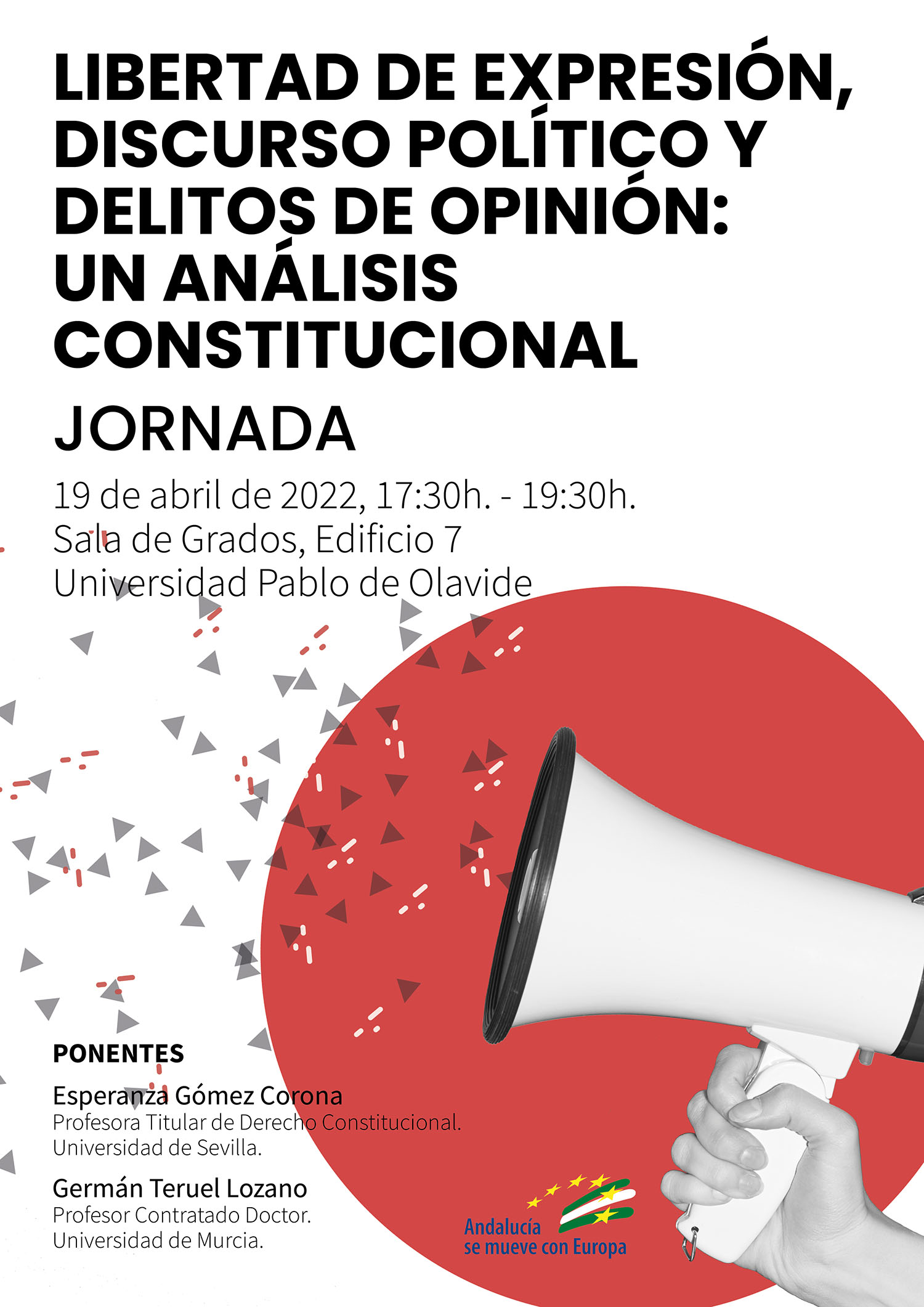 Cartel Jornada Discurso político y delitos de opinión