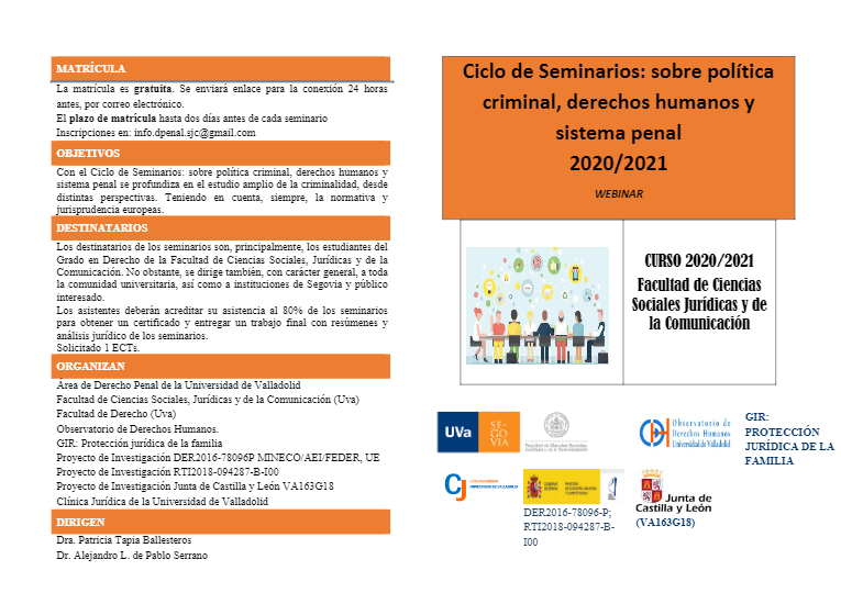 Ciclo de Seminarios: sobre política criminal, derechos humanos y sistema penal
