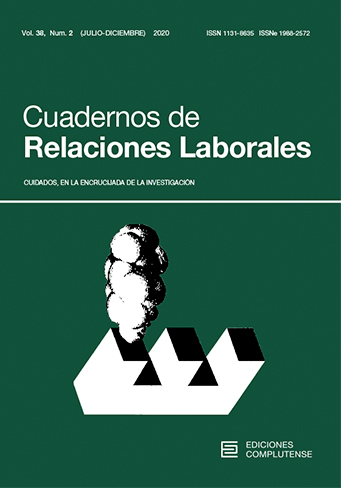 Martín Palomo, M.T., Zambrano Álvarez, I. y Muñoz Terrón, J. (2020). Intersecting vulnerabilities. Elderly care provided in the domestic environment. Cuadernos de Relaciones Laborales, 38(2), 269-288