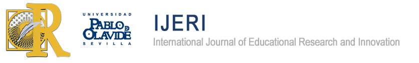 Cabecera de la revista International Journal of Educational Research and Innovation (IJERI) 
