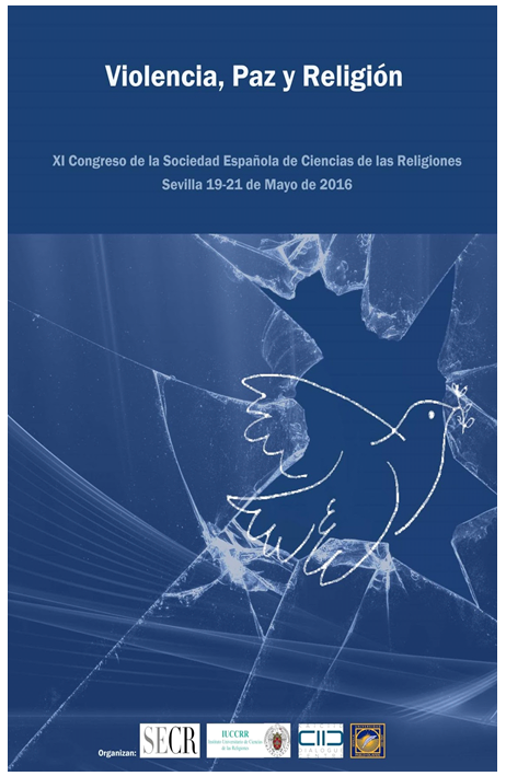 Cartel del congreso 'VIOLENCIA, PAZ Y RELIGIÓN'