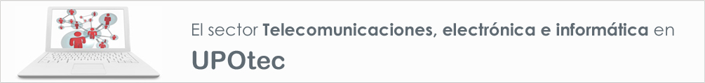 Logo upotec catalogo tecnologico Sector Telecomunicaciones, electrónica e informática